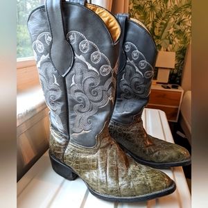 Custom cowboy boots sz 9
